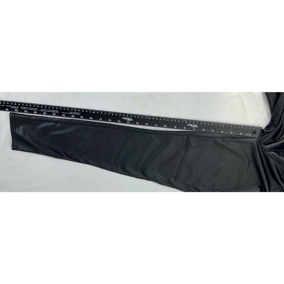ASO Vampire Diaries Sleek Black Faux Leather Slim Fit‎ Pants/leggings  - Size M - Picture 6 of 7